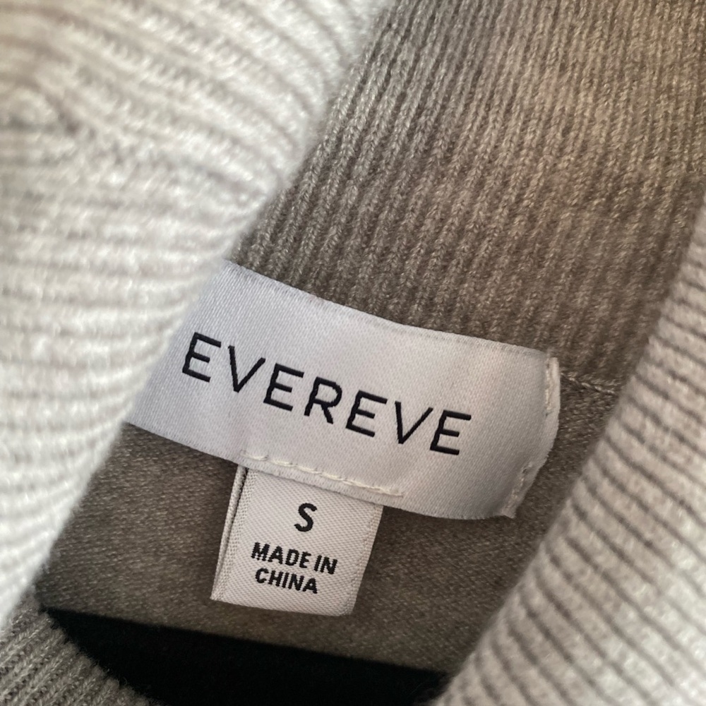 Evereve Adelyn Midi Gray Sweater Dress size Small B131 - Picture 6 of 7